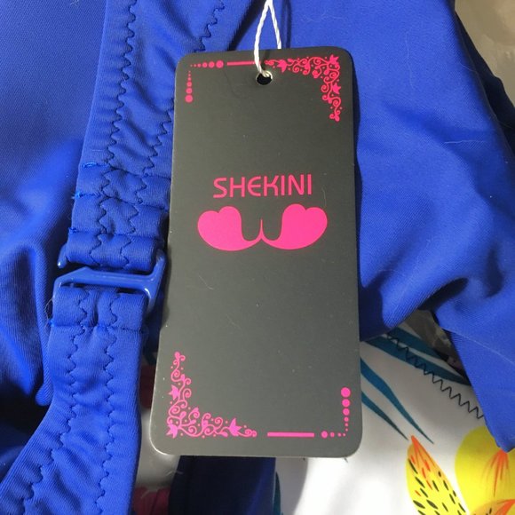 SHEKINI Tropical Floral Halter Bikini with Reversable Bottom!! NEW WITH… - Picture 16 of 16